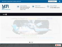 Tablet Screenshot of milestoneinstitute.com